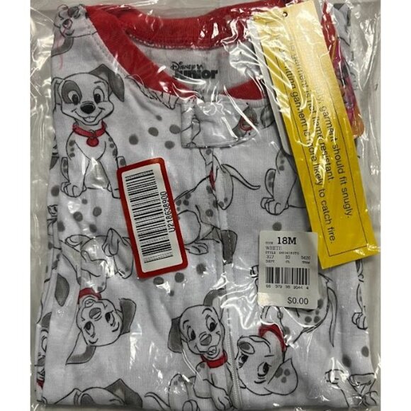 101 Dalmatians Toddler Boys' Snug Fit Union Onesie White 18M - Picture 2 of 3